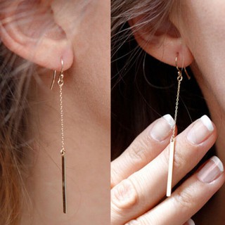 Korea ตุ้มหูต่างหู Earrings เงิน Silver Women Girls Fashion DDE52