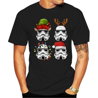 Men Funny T Shirt Fashion tshirt Elf Reindeer Christmas Lights Santa Stormtrooper Christmas Sweater Women t-shirt