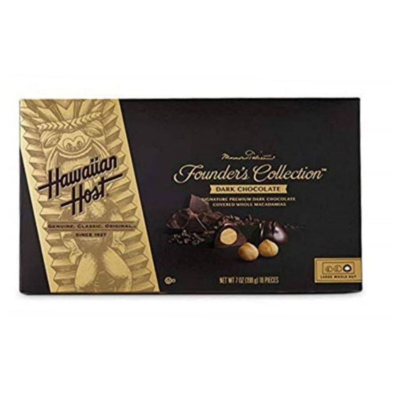 ดาร์กช็อคโกแลต ช็อคโกแลตกล่อง Hawaiian Host Chocolate 🍫