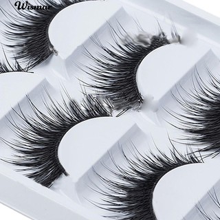 💄5 คู่แต่งหน้าขนตาปลอมทำด้วยมือยาวหนา Fake ตา Lashes Extension