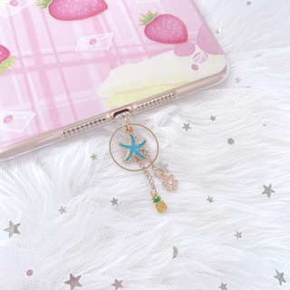 🌸จุดกันฝุ่น ipad, iphone, android จุกหูฟัง จุกกันฝุ่นโทรศัพท์, สินค้าDiy, พร้อมส่ง