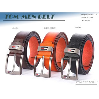 เข็มขัด เข็มขัดหนังผู้ชาย 🔻 TOM-MEN-BELT 🔻 เอว30-46 🔷 ส่งไวจากไทย ✅