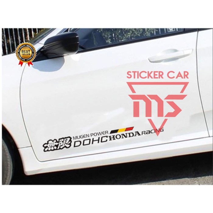 สติ๊กเกอร์ doch mirroren power honda jazz brio mobilio hrv freed ฯลฯ