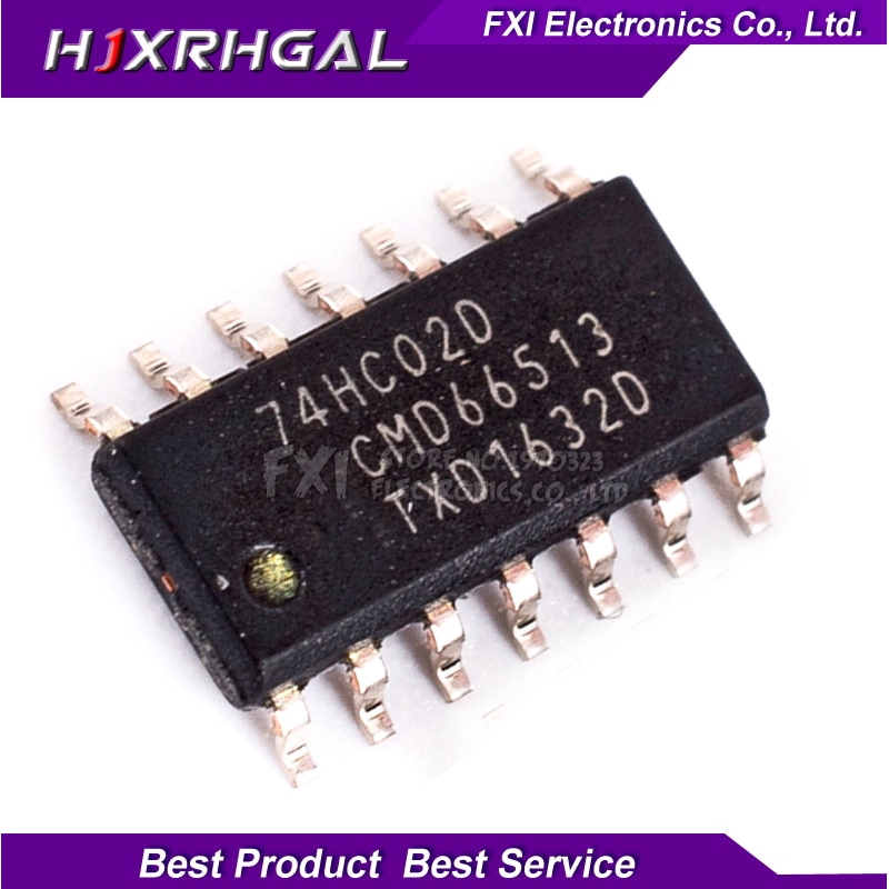 74HC02D 74HC02 SOP14 10PCS SOP SN74HC02DR SN72HC02 SMD Mlc3