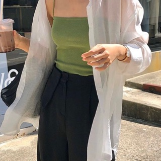 [ส่งต่อ] เสื้อเชิร์ตซีทรู see thru shirt 🧚‍♀️ ร้าน g.glur