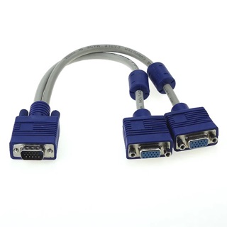 สาย.VGA 1ออก2 สายยาว 30 cm