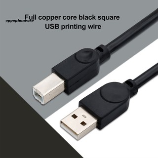 【OPPO】สายเคเบิล Usb 2.0 Type A เป็น B ปากสี่เหลี่ยม ยาว 1.5 ม. สําหรับเครื่องพิมพ์สแกนเนอร์