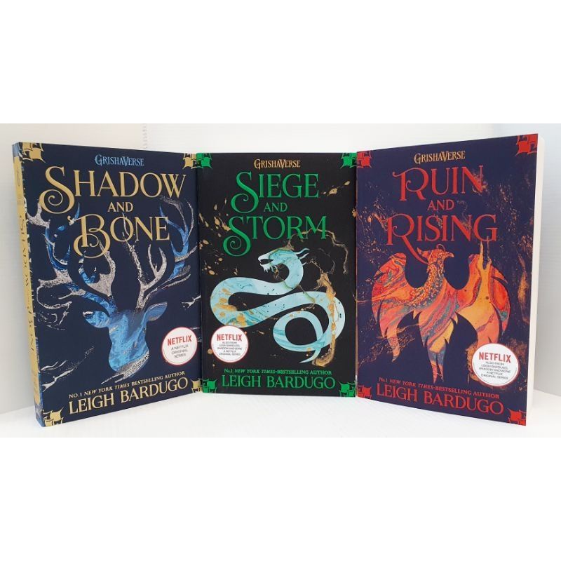 Grishaverse Shadow and Bone Siege and Storm Ruin and Rising Six of crow ...