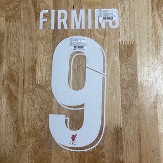 [ของแท้] Firmino ชื่อและเบอร์บอลถ้วย Font Liverpool สีขาว ฤดูกาล 2018/19-2021/22