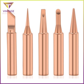 5pcs/seting Iron Tips ทองแดงบริสุทธิ์ 900M-T Tip Lead-free [8/1]