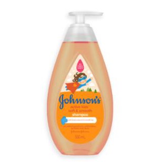 🔥The Best!! JOHNSON ACTIVE KIDS จอห์นสัน แอคทีฟ คิดส์ แชมพูเด็ก ขนาด 500ml BABY SHAMPOO (สินค้ามีคุณภาพ) สบู่และแชมพูอาบ