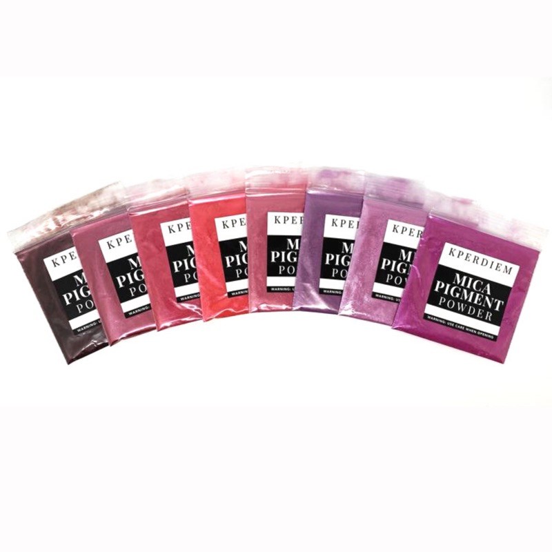 สีผสมเรซิ่น ผงสีมุก รวมสีขายดี (ขนาดทดลอง) #3 Pigment Colors | Perfect for Epoxy Resin, Paint, Nail Polish &amp; More!
