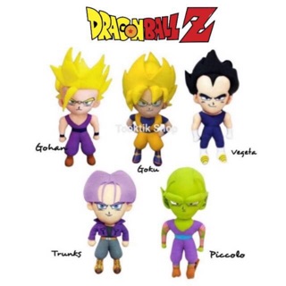 ตุ๊กตา ดราก้อนบอลDragonball (Gohan,Goku,Vegeta,Trunks,piccolo) size ss,s