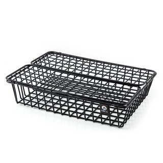 ตะกร้าพลาสติกฝาปิด สีดำ ออร์ก้า 98/Plastic Basket with Black Lid ORCA 98