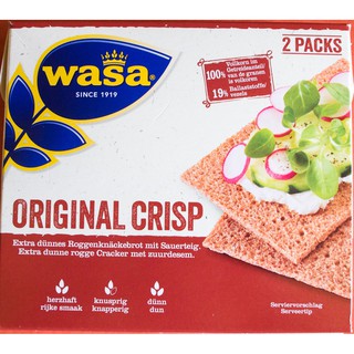 ว๊าว🍟 Wasa Original Crisp ขนมปังกรอบ  วาซา 200 g  คุณภาพระดับพรีเมี่ยม