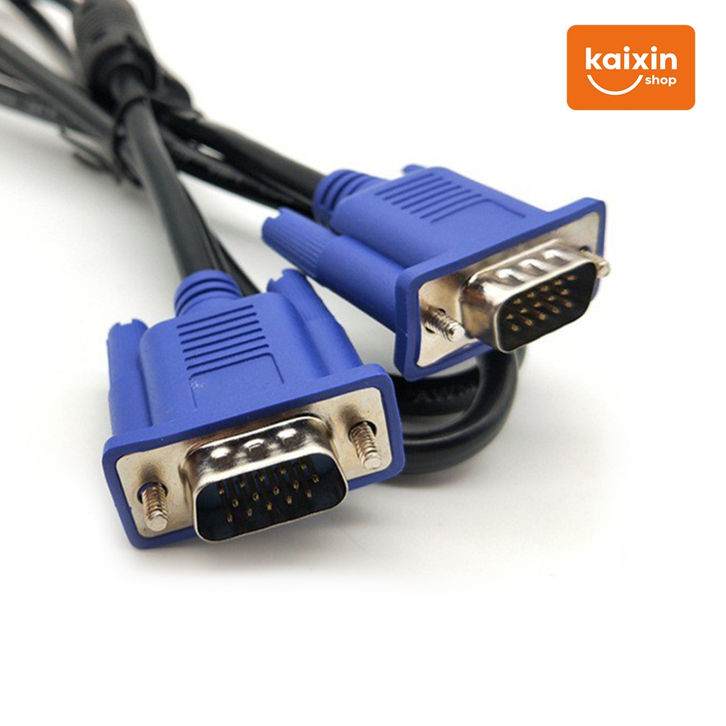สาย VGA Cable ตัวผู้/ ผู้ 1.5เมตร (สายดำ/Black) #A-051
