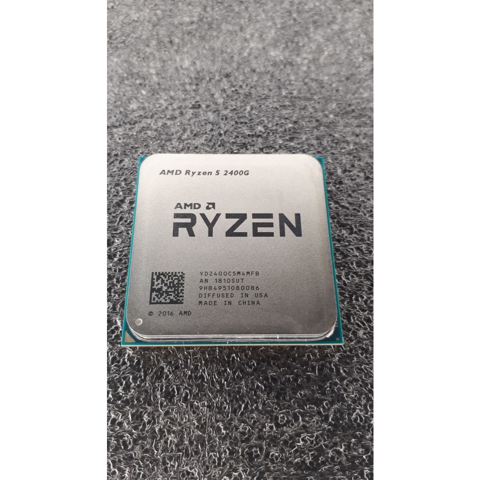 CPU (ซีพียู) AM4 AMD RYZEN 5 2400G 3.6 GHz Integrated GraphicsRadeon RX Vega 11
