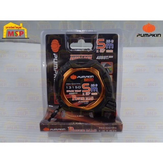 Pumpkin PRO-ASSIST PRO พัมคิน ตลับเมตรหน้ากว้างพิเศษ POWER MAG 5.0Mx27MM PRO-5027PM #13150