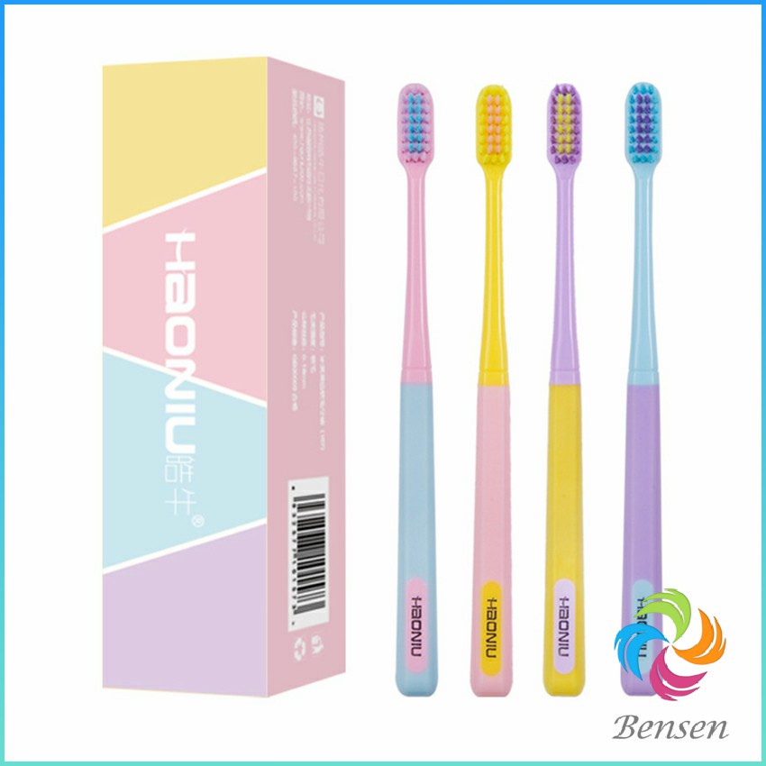 Bensen แปรงสีฟัน สีพาสเทล สไตล์ญี่ปุ่น สวย น่ารัก น่าใช้  พร้อมส่ง ราคาต่อ ชิ้น  Ice cream toothbrush