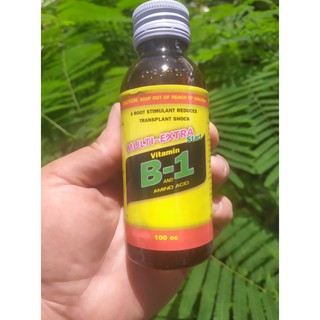 B1 vitamin น้ำนาเร่งราก B1 เร่งราก แตกราก เพิ่มราก แช่ท่อนพันธุ์ กิ่งตอน กิ่งปักชำ แช่เมล็ดพันธุ์ แช่ท่อนมันสำปะหลัง