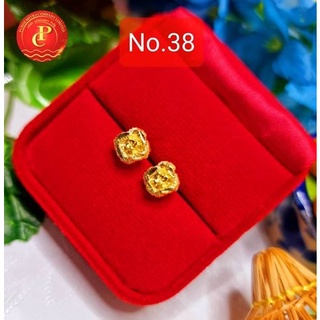 No.38 ต่างหูแฟชั่นลายดอกกุหลาบ