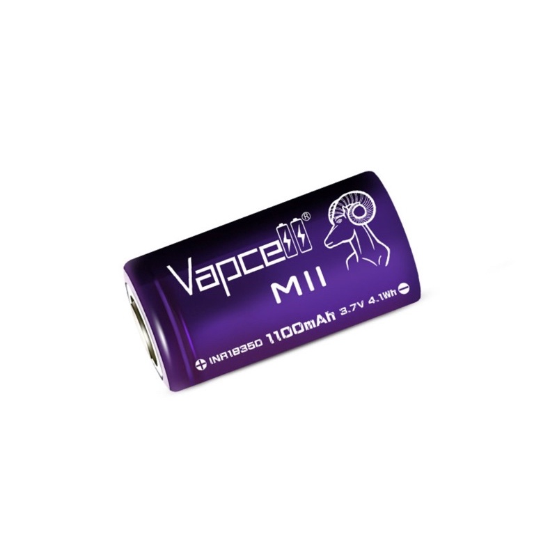 Vapcell M11 INR18350 1100mAh 3.7V ของแท้ (สินค้าจากตัวแทนจำหน่ายในไทย)