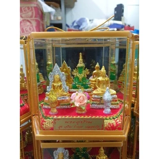 ตู้พระคู่บ้าน1" ตู้มงคลกระจก ชินราช พระแก้ว โสธร