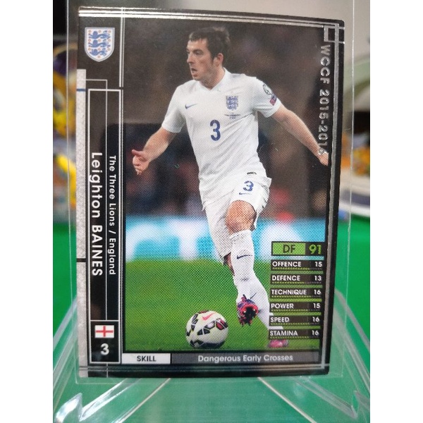 Panini Wccf 15 16 Ieighton Baines England Sega No A054 159 Shopee Thailand