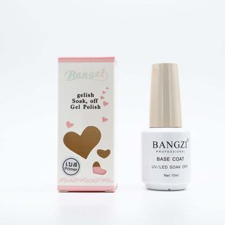 primer เบส  BANGZI 15ML เบสกาวยาทาเล็บกาวส่องไฟมัลติฟังก์ชั่นยาทาเล็บไพรเมอร์เคลือบด้านพิเศษไพรเมอร์ซีลนิรภัย A016