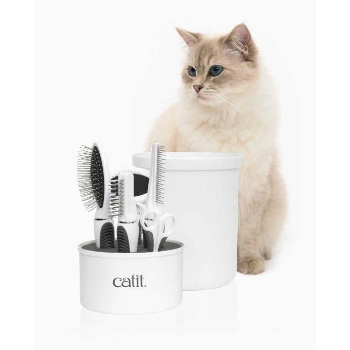 Longhair Grooming Kit (Catit) - ชุดกรุมมิ่งสำหรับแมวขนยาว