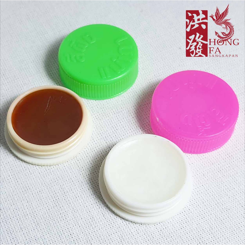 สีผึ้งตลับ แม่ภา มี2สี สีขาวและสีน้ำตาล) ราคาต่อ 1 ตลับ 💥พร้อมส่ง💥