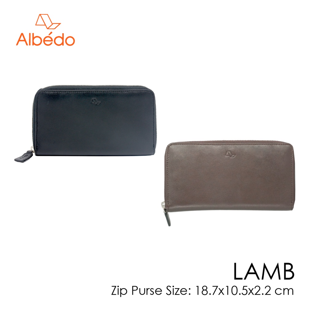 [Albedo] LAMB ZIP PURSE กระเป๋าสตางค์/กระเป๋าเงิน/กระเป๋าใส่บัตร รุ่น LAMB - LB01199/LB01179