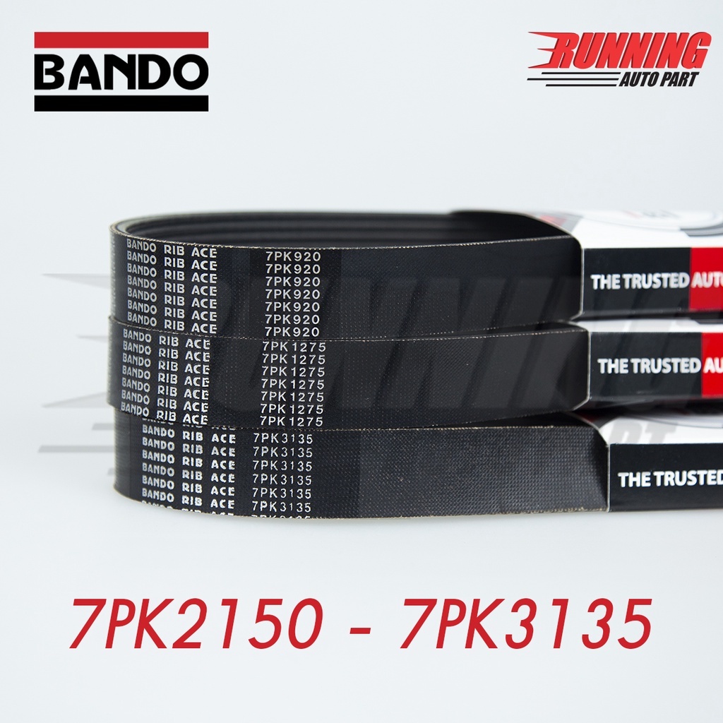 7PK BANDO RIB ACE สายพานหน้าเครื่อง BANDO 7PK 1800 - 7PK 3135