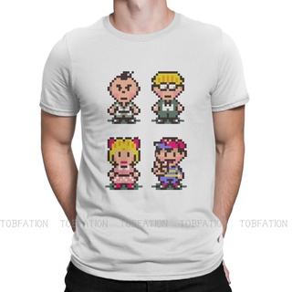 เสื้อยืดผ้าฝ้ายพิมพ์ลายขายดี เสื้อยืด คอกลม โอเวอร์ไซซ์ ลาย Earthbound สไตล์ฮาราจูกุ แฟชั่นสําหรับผู้ชาย