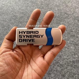 โลโก้ HYBRID SYNERGY DRIVE ขนาด 8.5x3.3cm