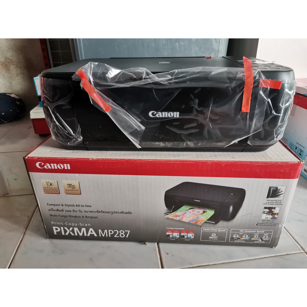 CANON MP287(เครื่องเปล่า) ไม่หัวพิมพ์ ของแท้และเครื่องใหม่ ประกันศูนย์ 1 ปี