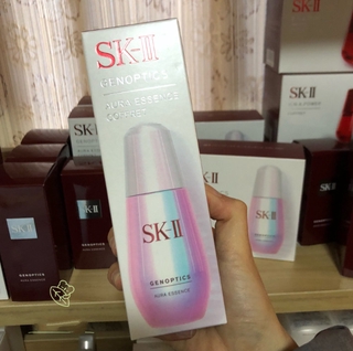 Sk-ii/sk2 หลอดไฟเอสเซ้นส์ เพชร 50 มล. และขวดครีม สีแดง ขนาดใหญ่ 15 กรัม