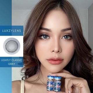 ⚡Luxzylens⚡Lightly Classic Gray💥คอนแทคเลนส์สายตา💥คอนแทคเลนส์กรองแสง💥แถมฟรีตลับทุกคู่