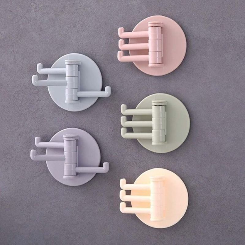 GANTUNGAN YH Hook 3-Prong Hook Hanger Hook Mop Broom Hook