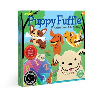 eeBoo Puppy Fuffle Board Game - เกมกระดานหมุนลูกสุนัข