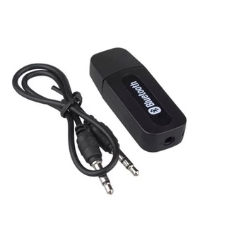 USB Bluetooth 3.5 Eardom บลูทูธรถยนต์ แถมฟรี สายต่อลำโพง 1 เส้น บลูทูธต่อลำโพง บลูทูธต่อคอม