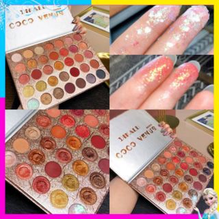 🌈พร้อมส่ง🌈Palette อายแชโดว์ DIKALU COCO VENUS 35 สี🌟เนื้อดินน้ำมัน กลิ้ตเตอร์ ฉ่ำๆ