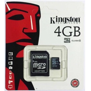 Kingston เมมโมรี่การ์ด Micro sd card Memory Card 4G