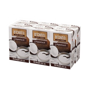 โปรโมชัน! ชาวเกาะ กะทิหัวกะทิ 100% 250 มิลลิลิตร x 6 กล่อง Chaokoh Coconut Crem 250 ml x 6 Boxes