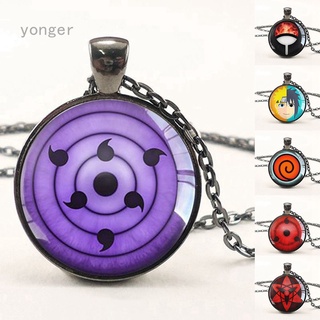 Classic Anime Naruto Time Stone Necklace Fashion Black Sweater Chain