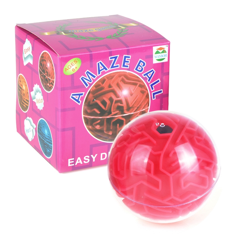 Hkty Maze Ball 3D Puzzle Intelligence Maze Game Toys Challenging Gifts
