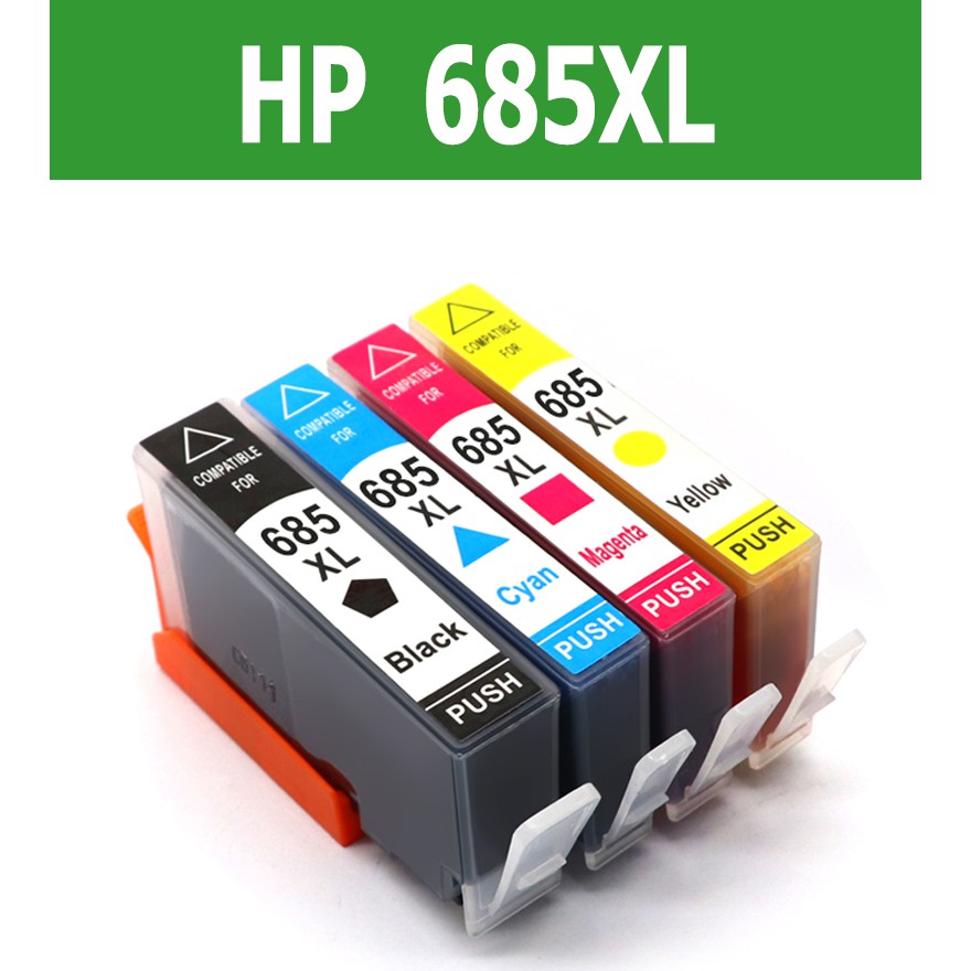 HP 685 หมึก HP685XL HP685 สีดำ HP 685XL HP 685 XL  ตลับหมึก เข้ากันได้สำหรับ HP 3525 4615 4625 5525 
