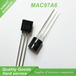 ไตรแอก MAC97A6 97A6 TO-92 THY .6A 400V 50 ชิ้น