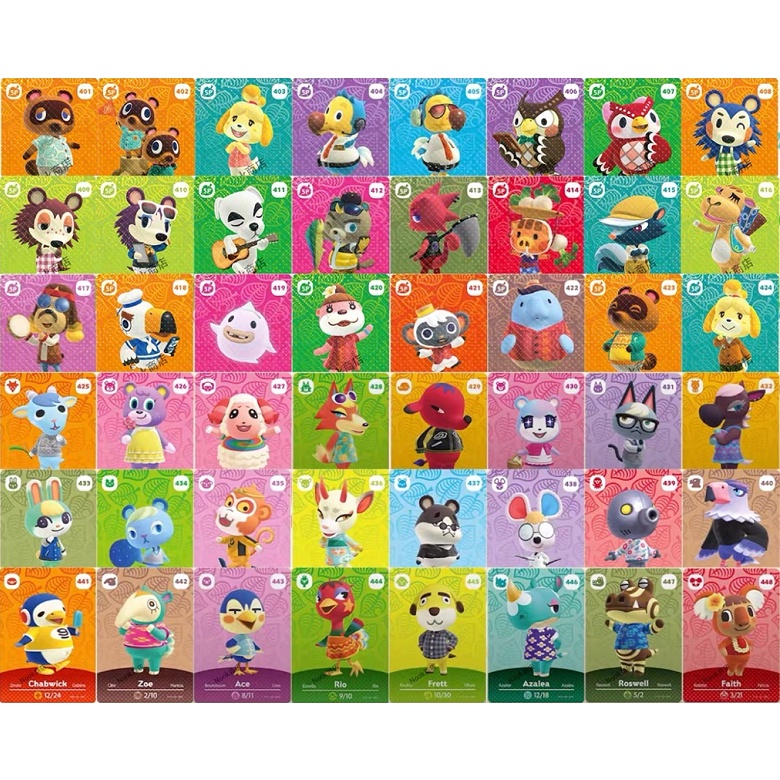 การ์ดเกมไฮบริด ลายสัตว์ 5 ตัว สําหรับการ์ด NFC Sw1tch Sw1tch Lite Wii U 48 ชิ้น