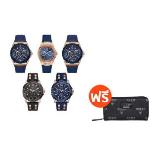 [โค้ด7DISCOUNT15]GUESS นาฬิกาข้อมือผู้หญิง นาฬิกาผู้ชาย ชุดเซ็ท Guess watches brandname รุ่น W1049G2 W1053L1แท้ OWG318